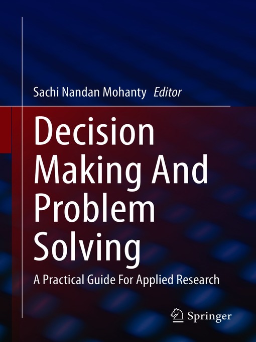 Cover image for Decision Making and Problem Solving